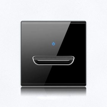 Выключатель 1-кл | черный