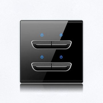 Выключатель 4-кл | черный