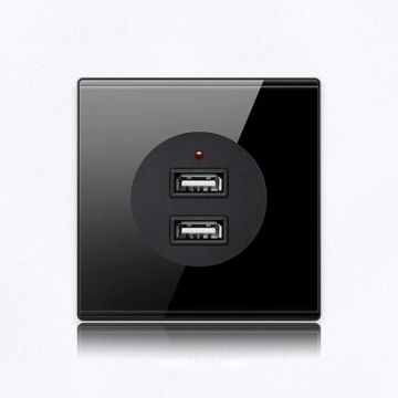 Розетка USB | черная