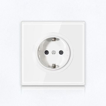 Розетка EURO | белая