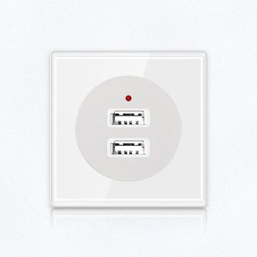 Розетка USB | белая