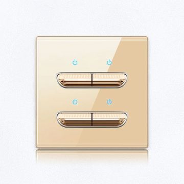Выключатель 4-кл | золото