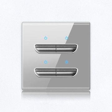 Выключатель 4-кл | серый