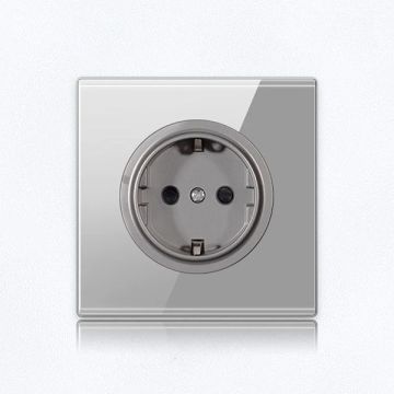 Розетка EURO | серая
